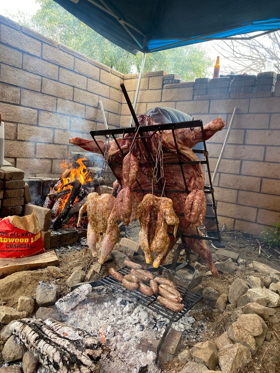 Customer photo review of Argentinian Iron Cross Grill