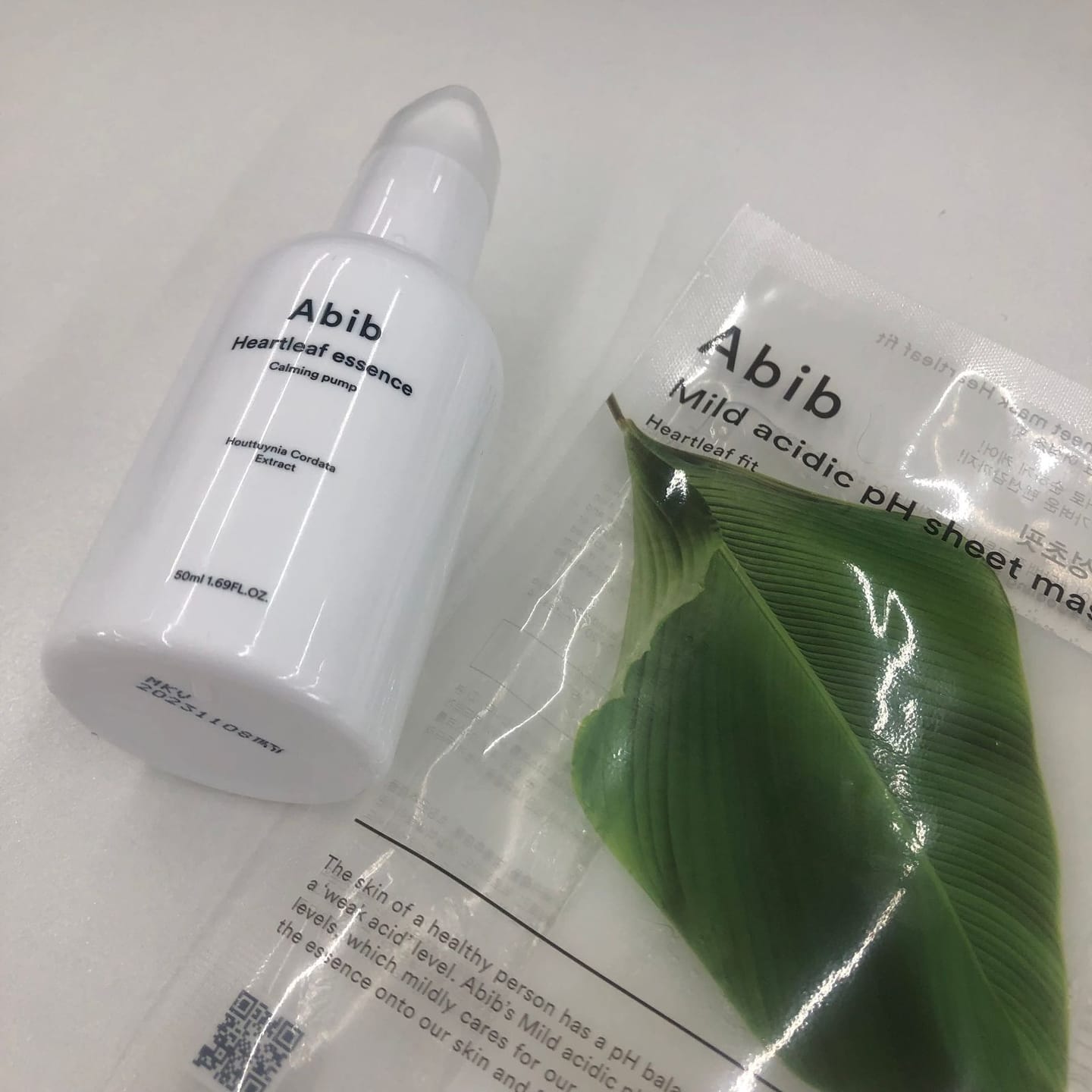 Customer photo review of Mild acidic pH sheet mask Heartleaf Fit(10 sheets)