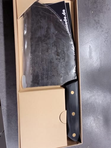 Customer photo review of Handgeschmiedetes Kochmesser - Black