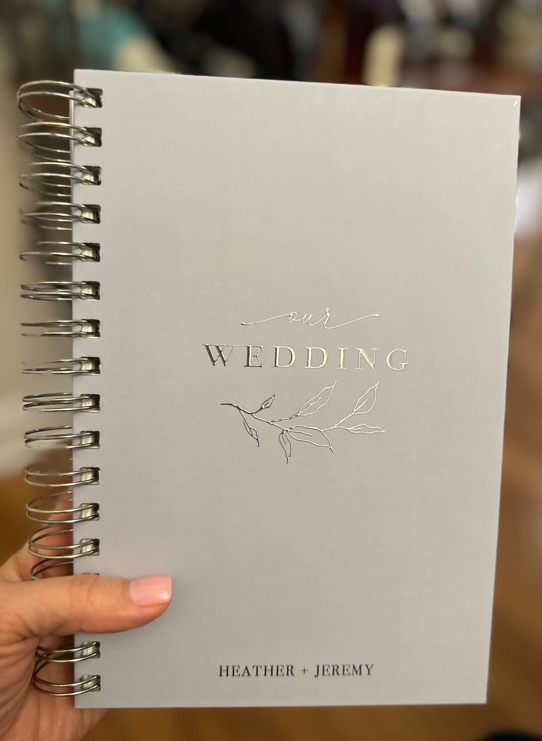 Customer photo review of Our Wedding Planner