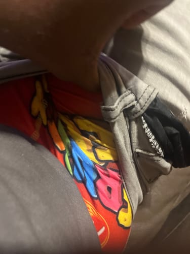 Customer photo review of SWAG - Cereal Aisle Boxers: Fruity Pebbles