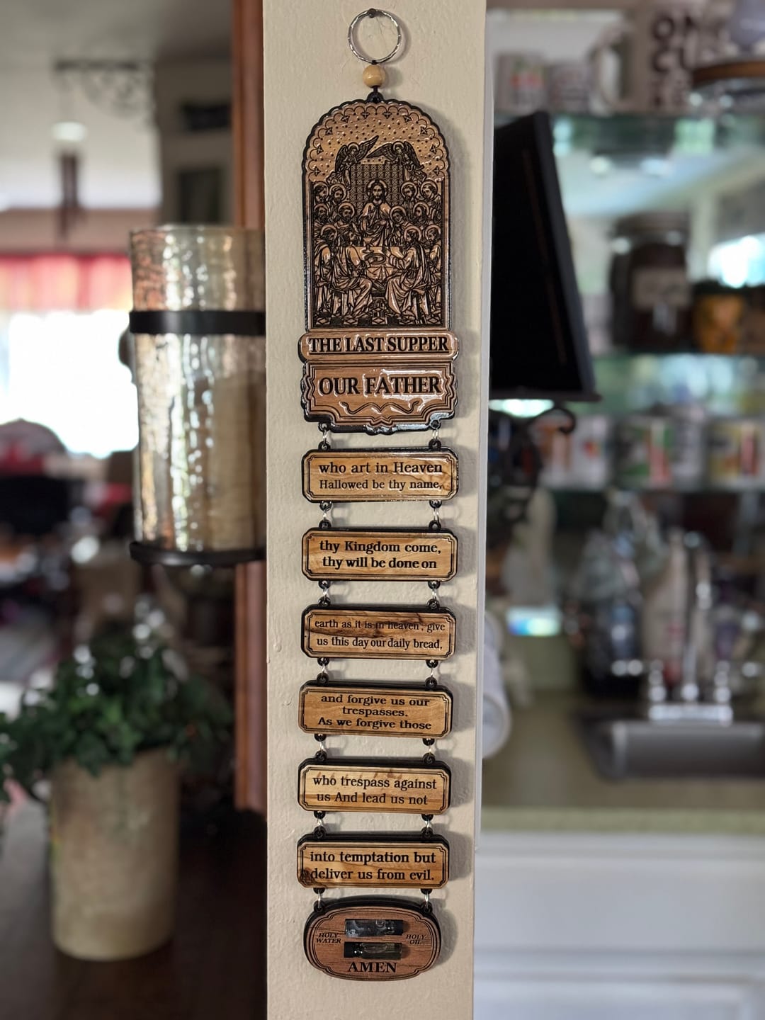 Customer photo review of Holy Land Last Supper Wall Hanging