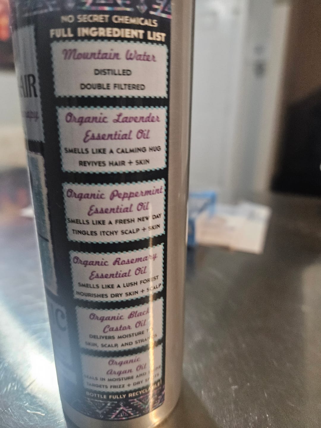 Customer photo review of Witch I Love Your Hair - Hair Mist