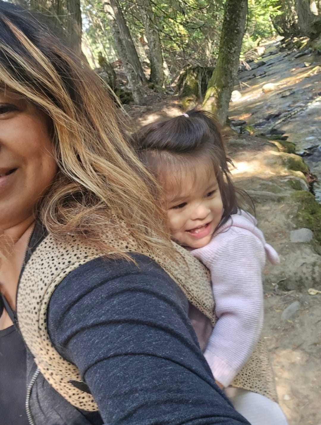 Customer photo review of Happy Toddler Carrier