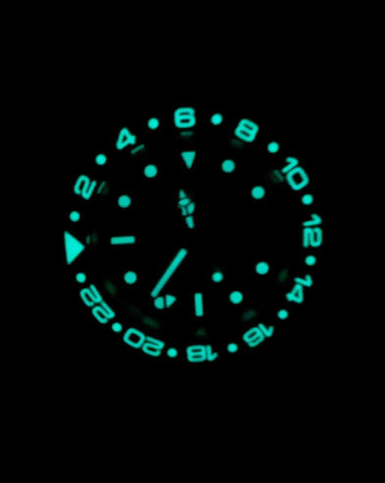 Customer photo review of Oceaneva Mens Deep Marine Explorer II Damascus Steel Dial Watch Rubber