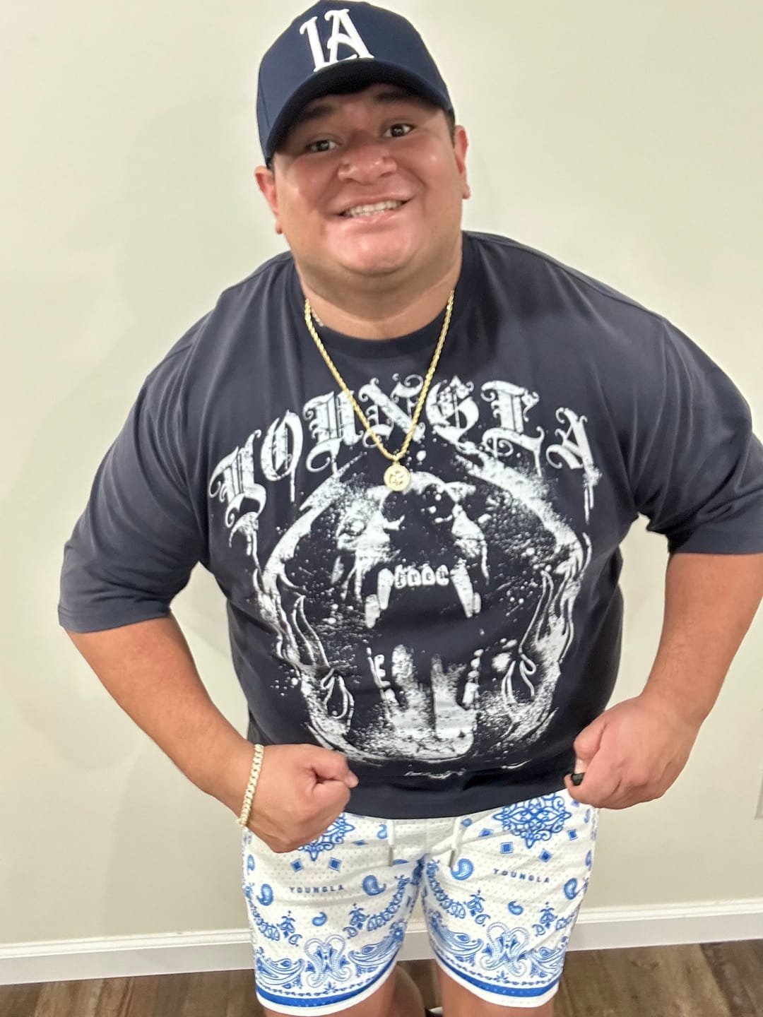 Customer photo review of 132 Infamous Bandana Shorts