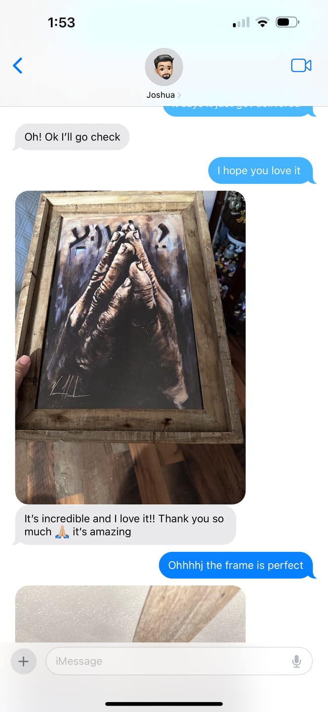 Customer photo review of Yeshua