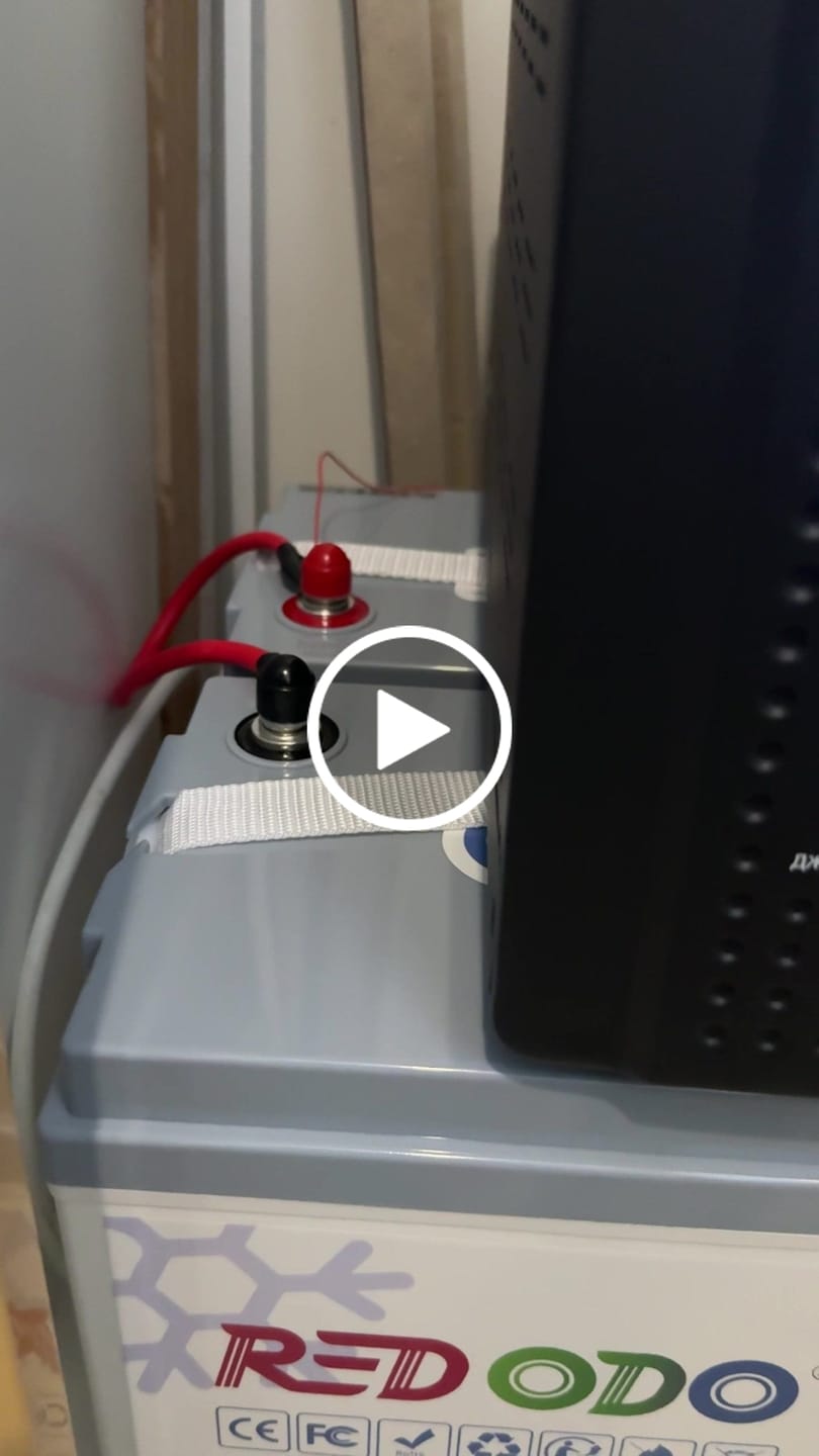 Customer video review of 【Україна】0% ПДВ - Redodo 12V 100Аh LOW-TEMP LiFePO4 акумулятор глибокого циклу BMS 100A