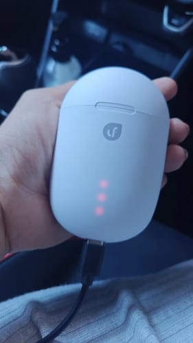 Customer photo review of ReliefPad Draagbaar Massageapparaat – Ontspan Altijd en Overal