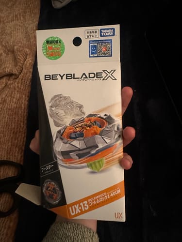 Customer photo review of Takara Tomy Beyblade X UX-13 Booster Golem Rock 1-60 UN