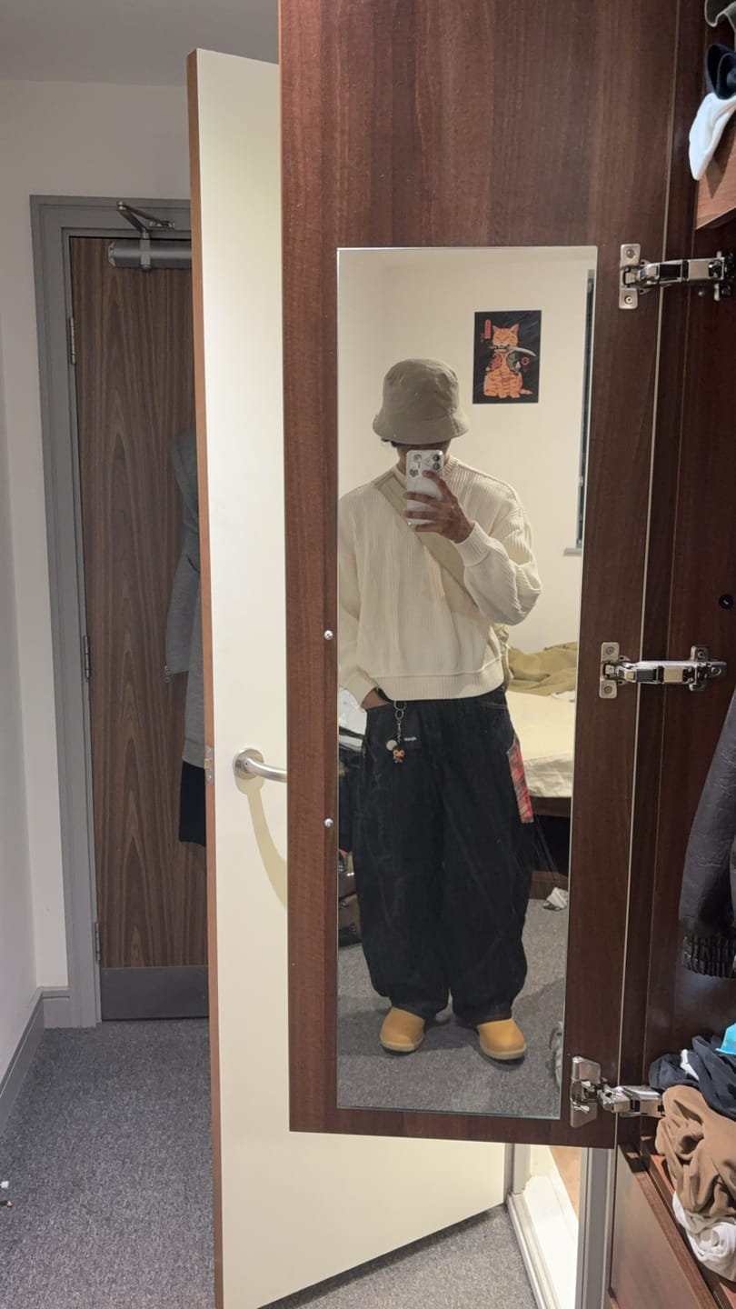 Customer photo review of Curved Leg Pants