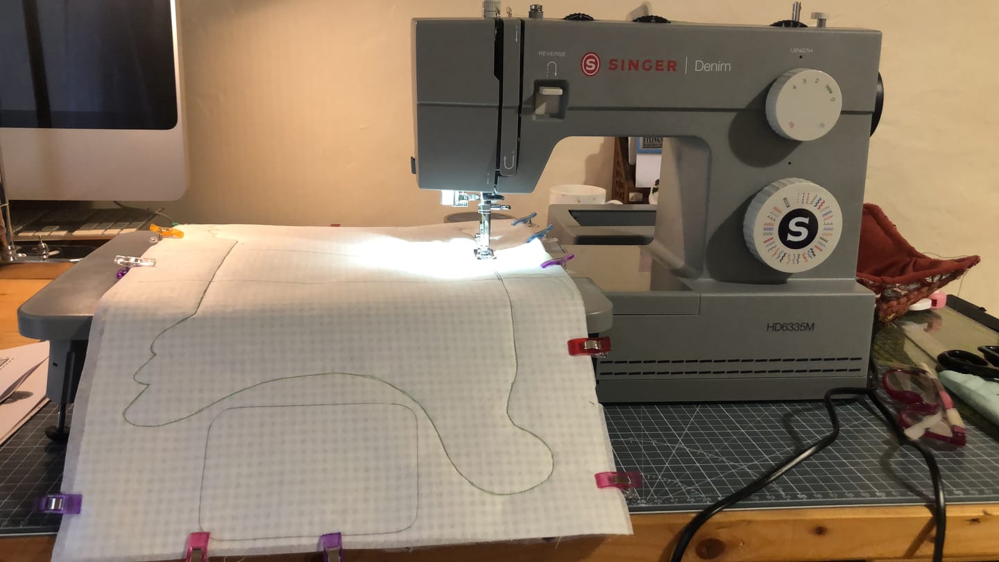Customer photo review of Iron on Interfacing - Medium Weight - 90p per metre!