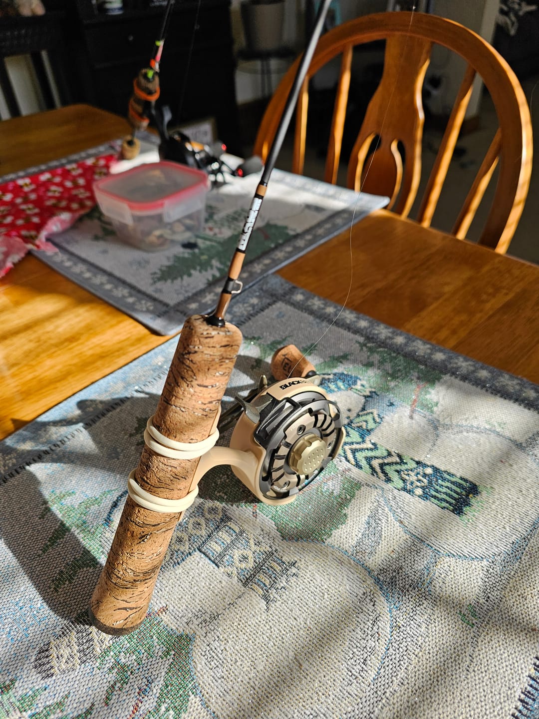 Customer photo review of Custom Carbon Ice Rod