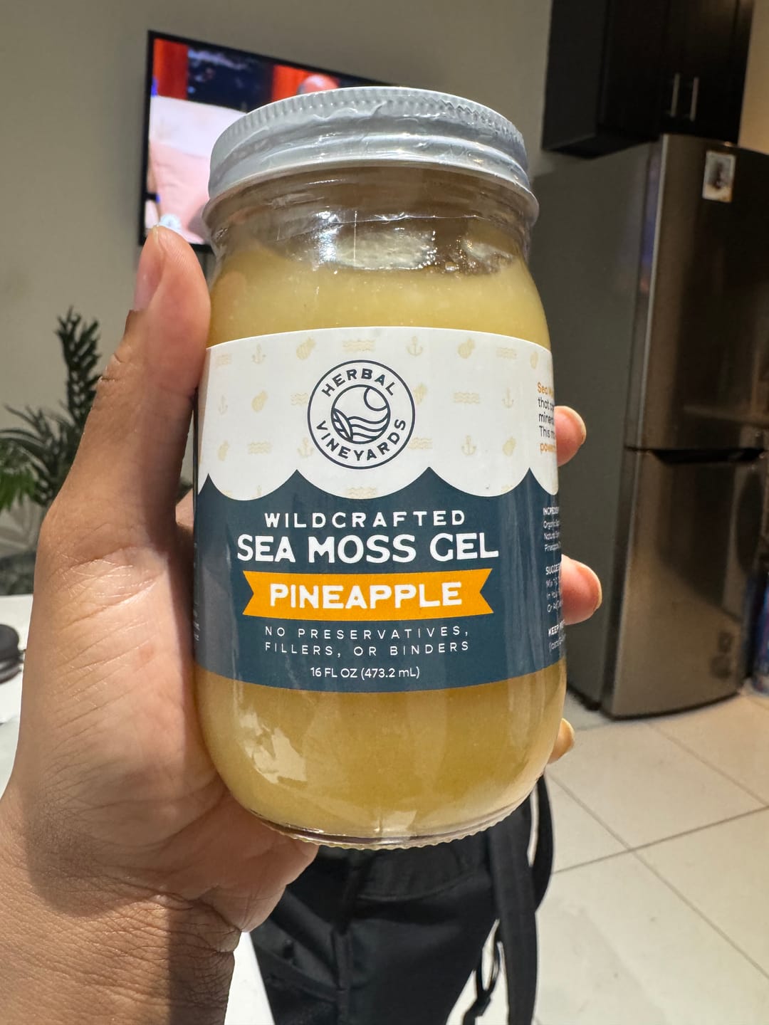 Customer photo review of EXCLUSIVE PINEAPPLE SEA MOSS GEL