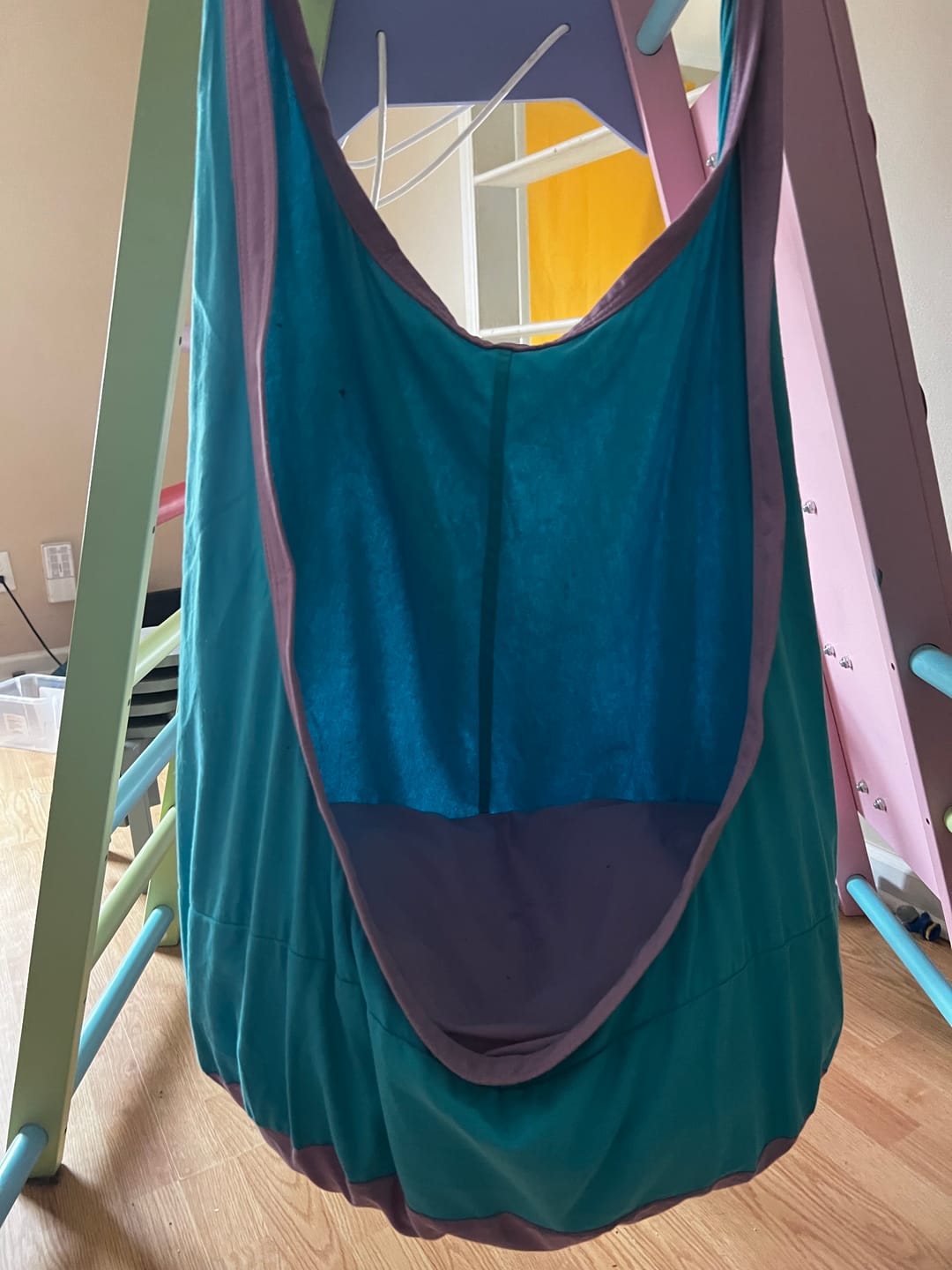 Customer photo review of Sensory Swing for Large Climbers – Soothing Play Add-On (Climber Not Included)