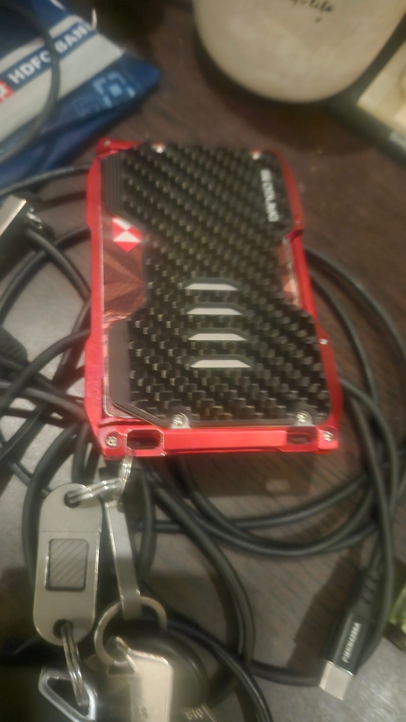 Customer photo review of A-SERIES CARBON FIBER BACKPLATE