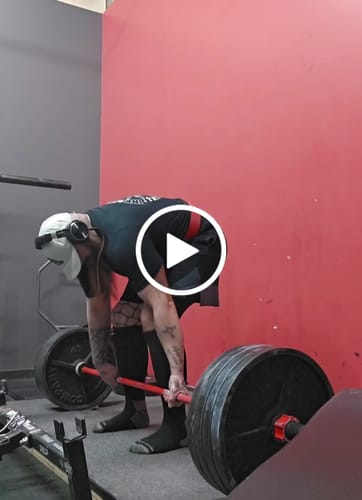 Customer video review of Webbing Deadlift Belt / Back Support Grey/Black