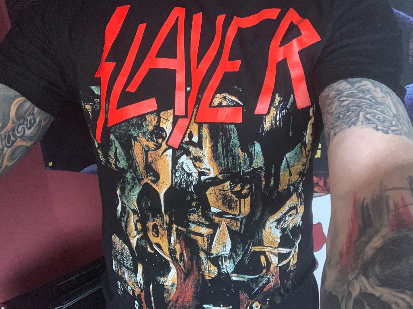 Customer photo review of Slayer - Reign In Blood - Shortsleeve Shirt