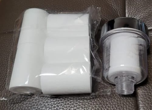 Customer photo review of AquaPure Badkamerfilter – De Ultieme Bescherming Tegen Vervuild Kraanwater