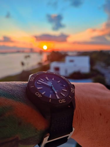 Customer photo review of Glomar Explorer - Hook And Loop Watch Strap