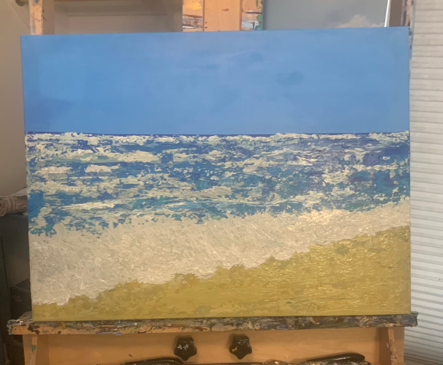 Customer photo review of DabblePaints™️ Titanium White — Thick-Body Acrylic Paint
