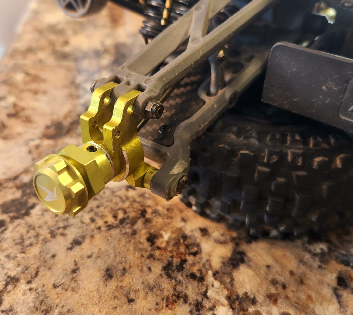 Customer photo review of Aluminum H17 Hex & H17 Lock Nut For RZ001