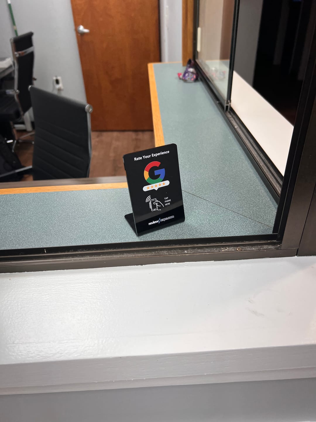 Customer photo review of NFC Google Review Stand