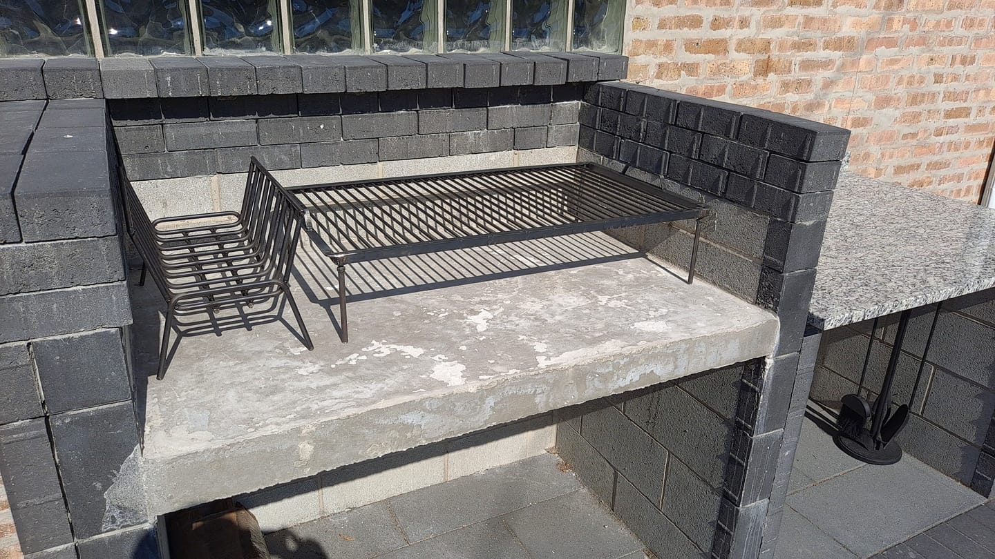 Customer photo review of Argentine Iron Brasero