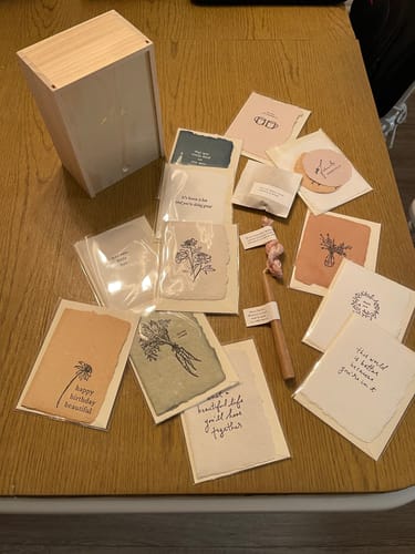 Customer photo review of free gift with first order