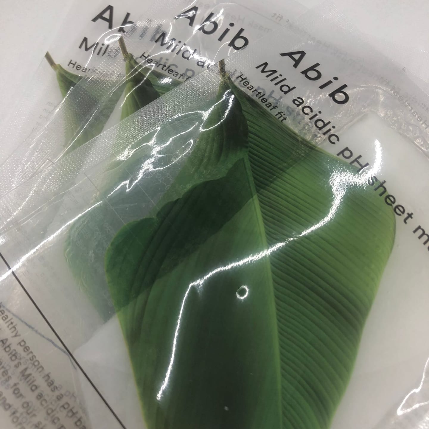 Customer photo review of Mild acidic pH sheet mask Heartleaf Fit(10 sheets)
