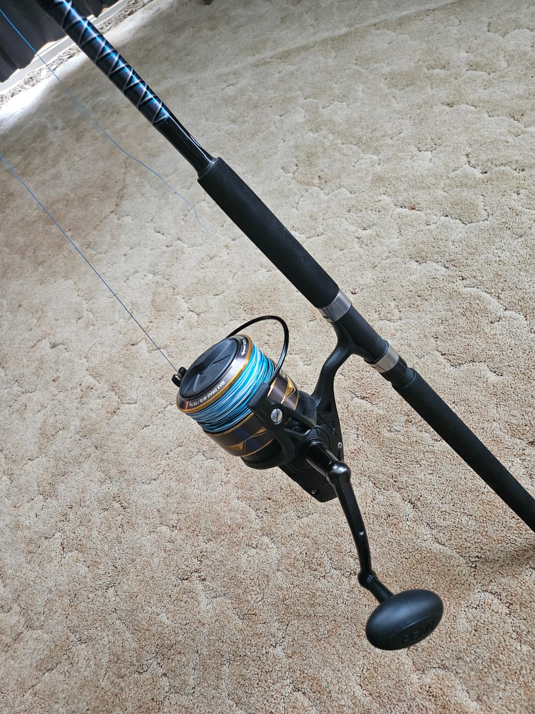 Customer photo review of Blue Wave or Moss Camo 300-2000 Yard Spools