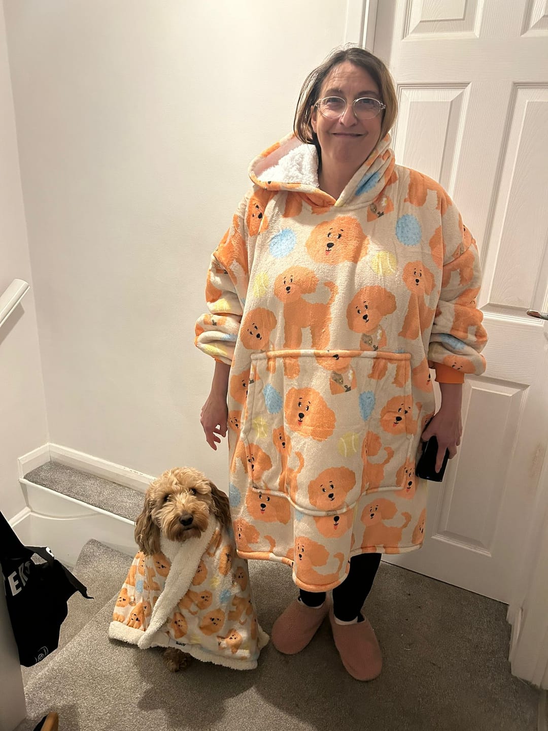 Customer photo review of Fluff Hugs - Adults