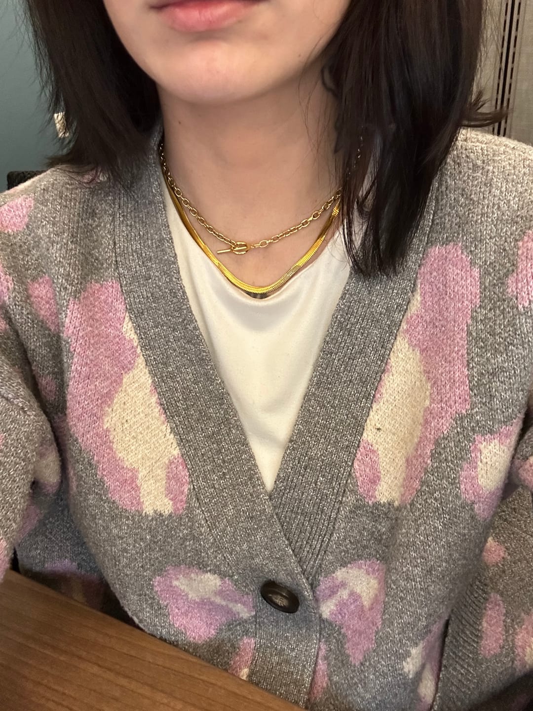 Customer photo review of Cuban Choker Necklace