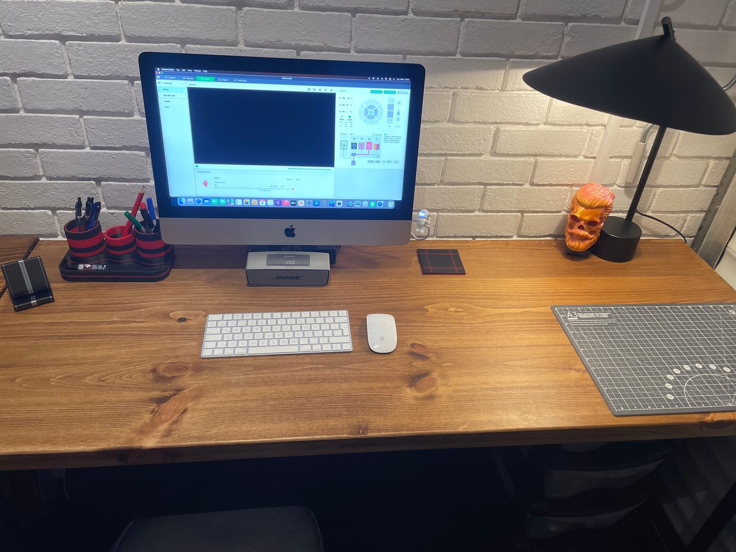 Customer photo review of Chucky Industrial Desk
