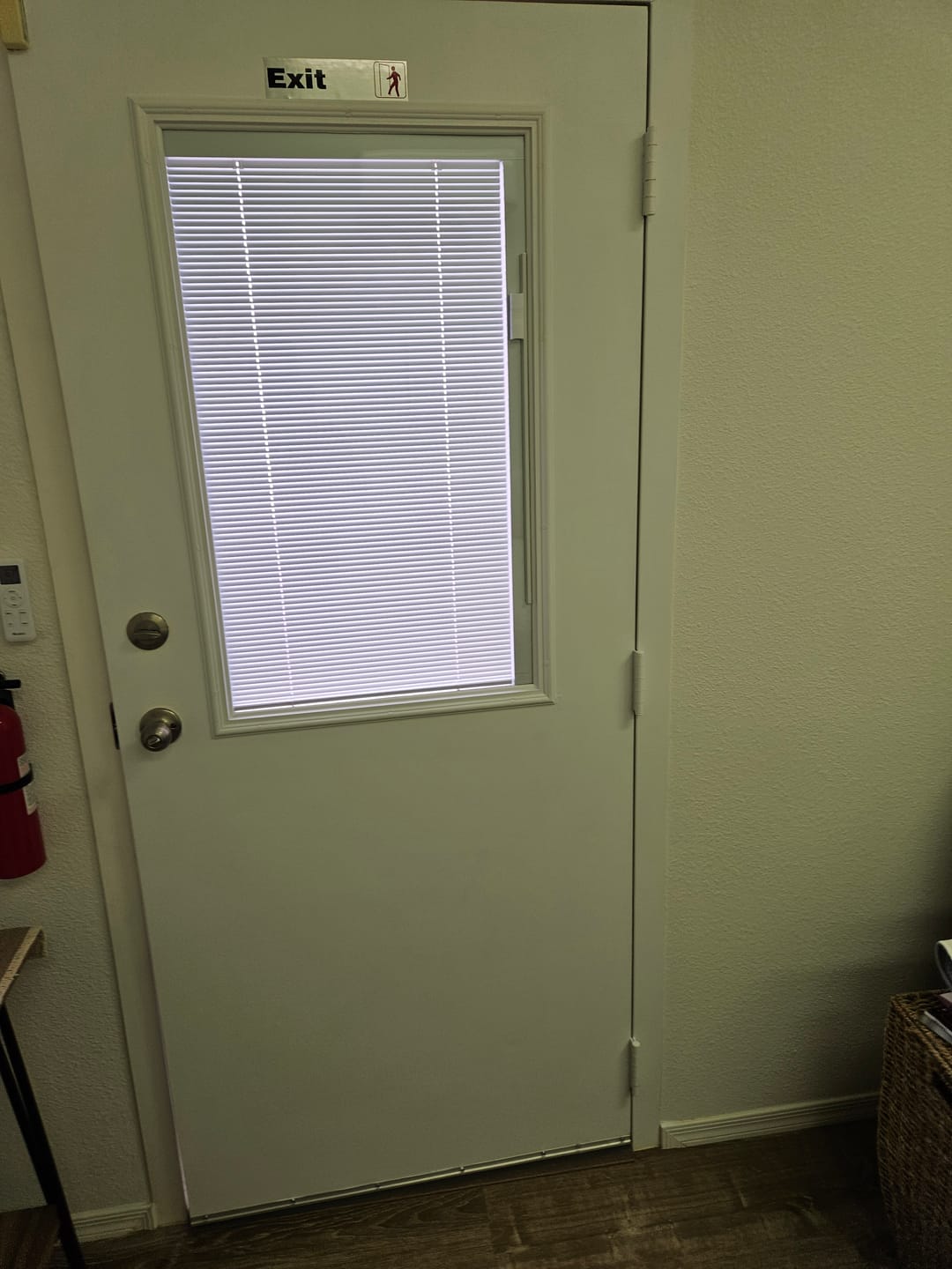 Customer photo review of Raise & Lower Blinds Glass and Frame Kit (Half Lite)