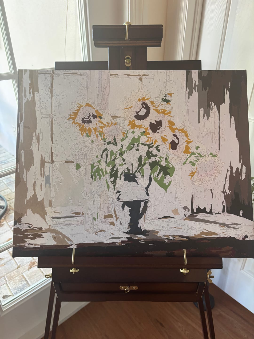 Customer photo review of Sunflowers Window Light