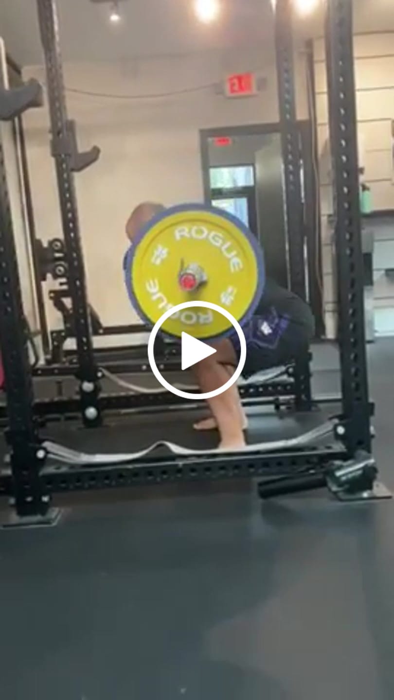 Customer video review of Riot Olympic Safety Squat Bar