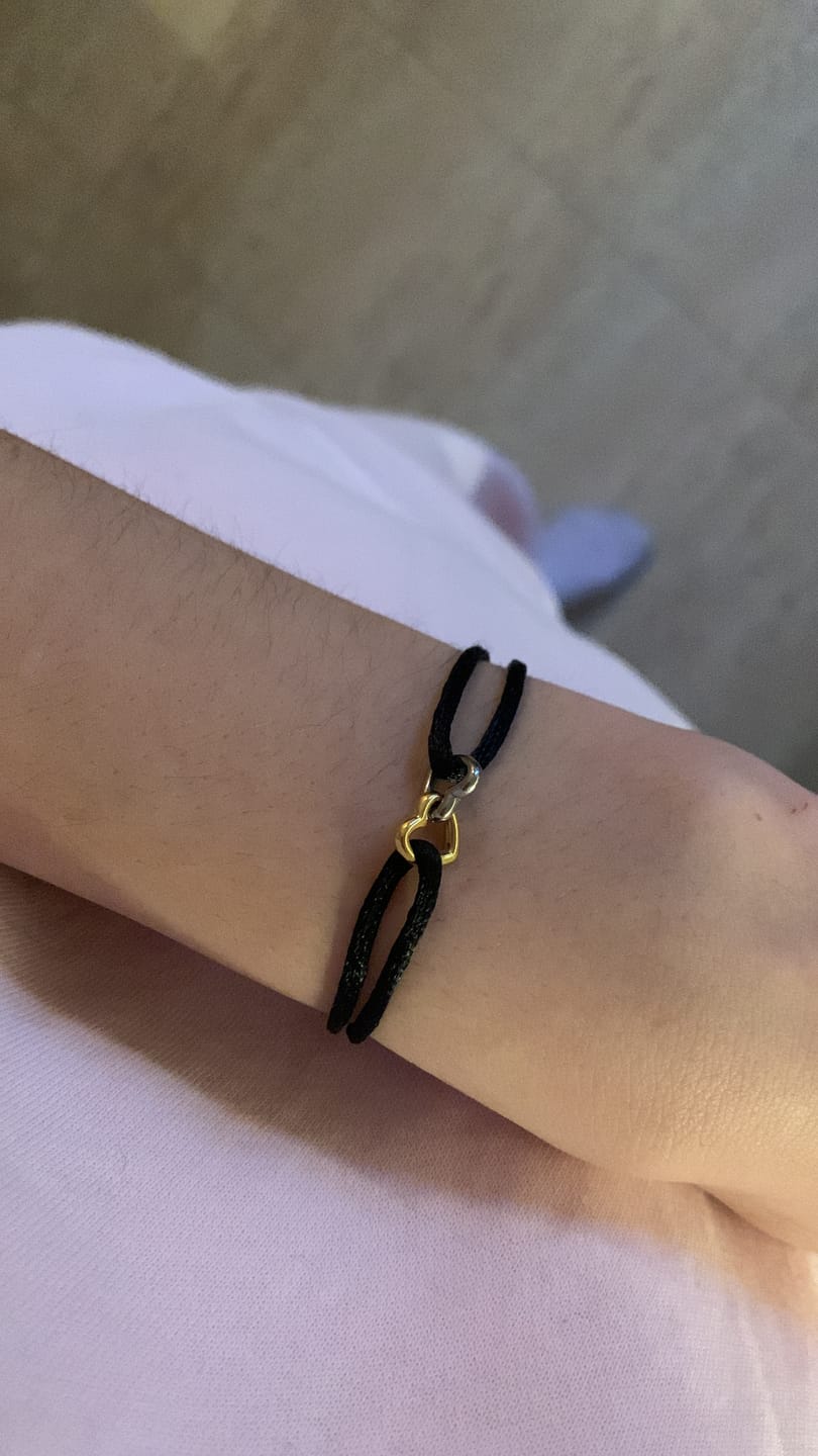 Customer photo review of Unity Armband | 18K vergoldet