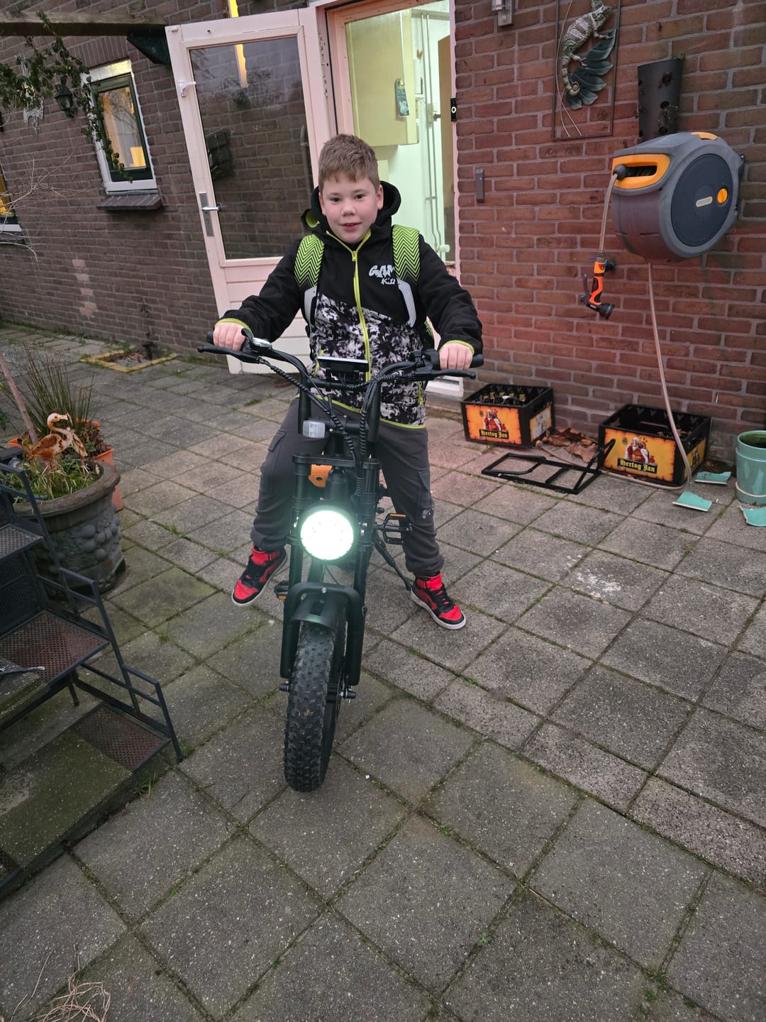 Customer photo review of OUXI C80 - Zwart (mini fatbike incl. alarm)