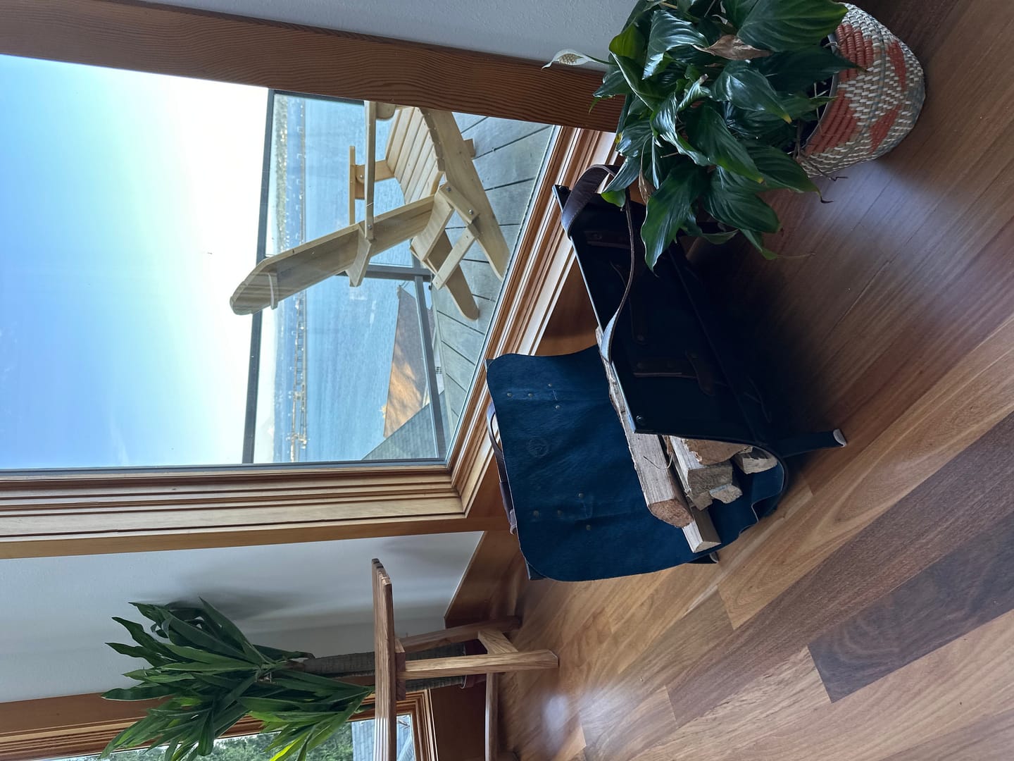 Customer photo review of Log Carrier with Iron Support