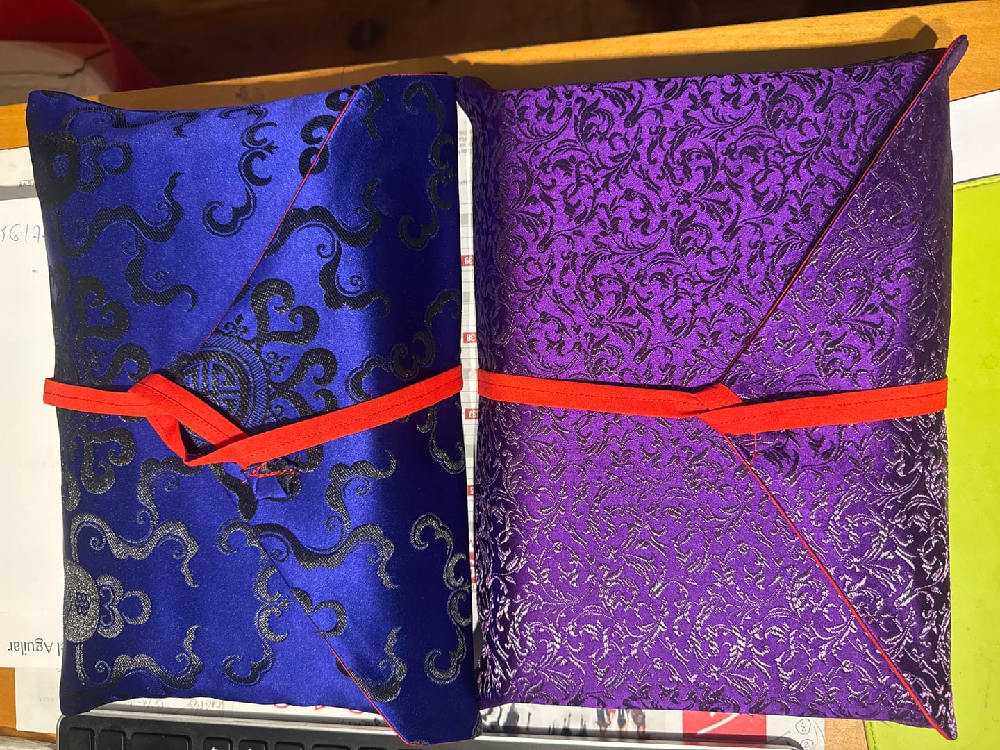 Customer photo review of Protections Soie du Tibet | Les Livres du Dharma sont Précieux