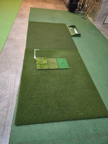 Customer photo review of TeeStrike Golf Hitting Mat Champ 4'x5'