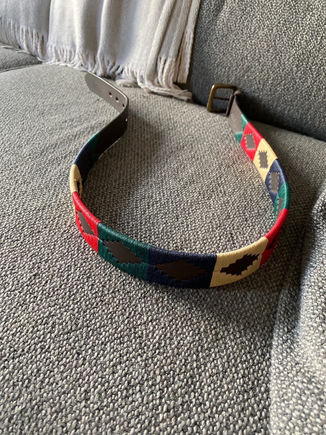 Customer photo review of Embroidered Belt (Multicoloured)