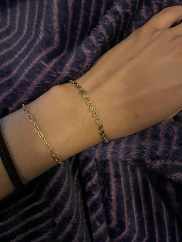 Customer photo review of Gold Fill Permanent Bracelet