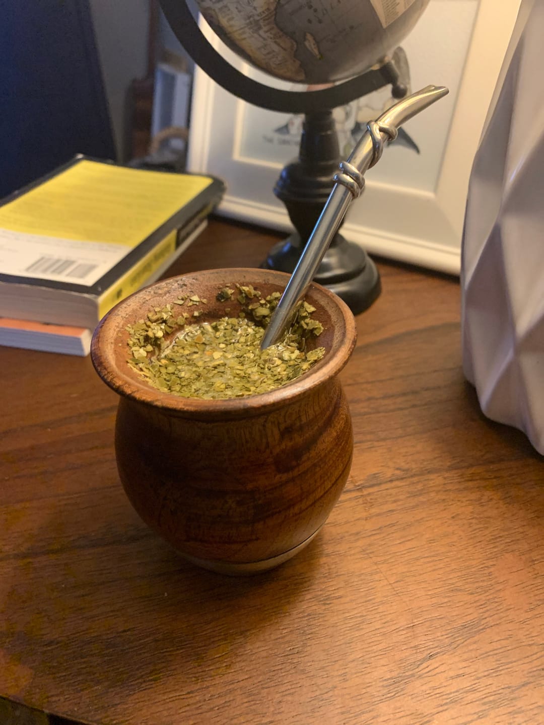 Customer photo review of Lignum Vitae Wooden Mate Cup