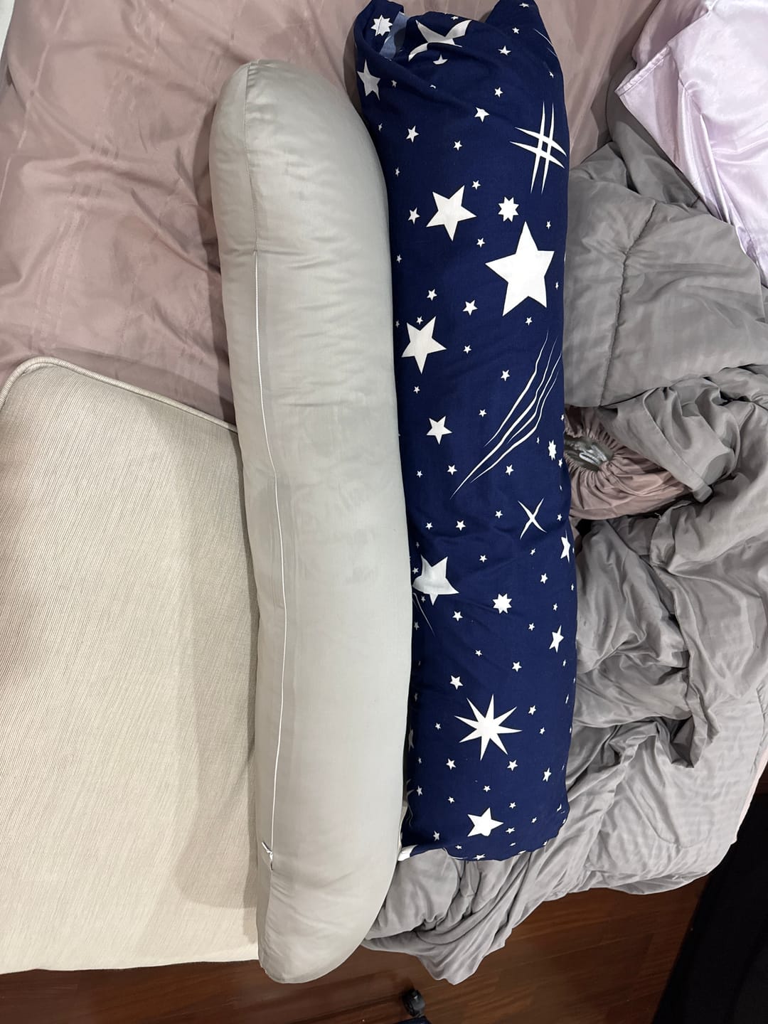 Customer photo review of Tidur Weighted Bolster