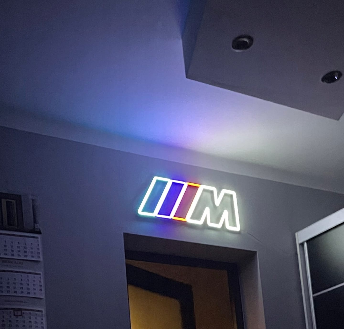 Customer photo review of BMW M POWER logo neon