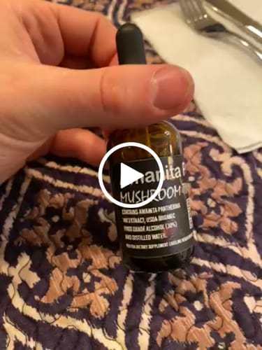 Customer video review of Amanita Pantherina Tincture - 50% Off