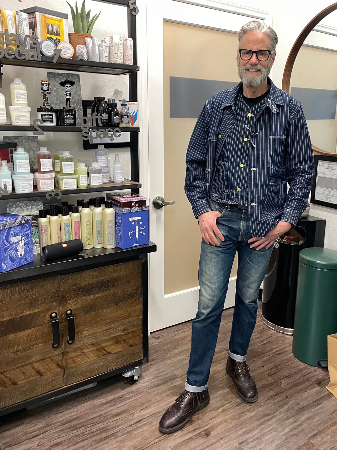 Customer photo review of 1930s Wabash Railway Work Vest