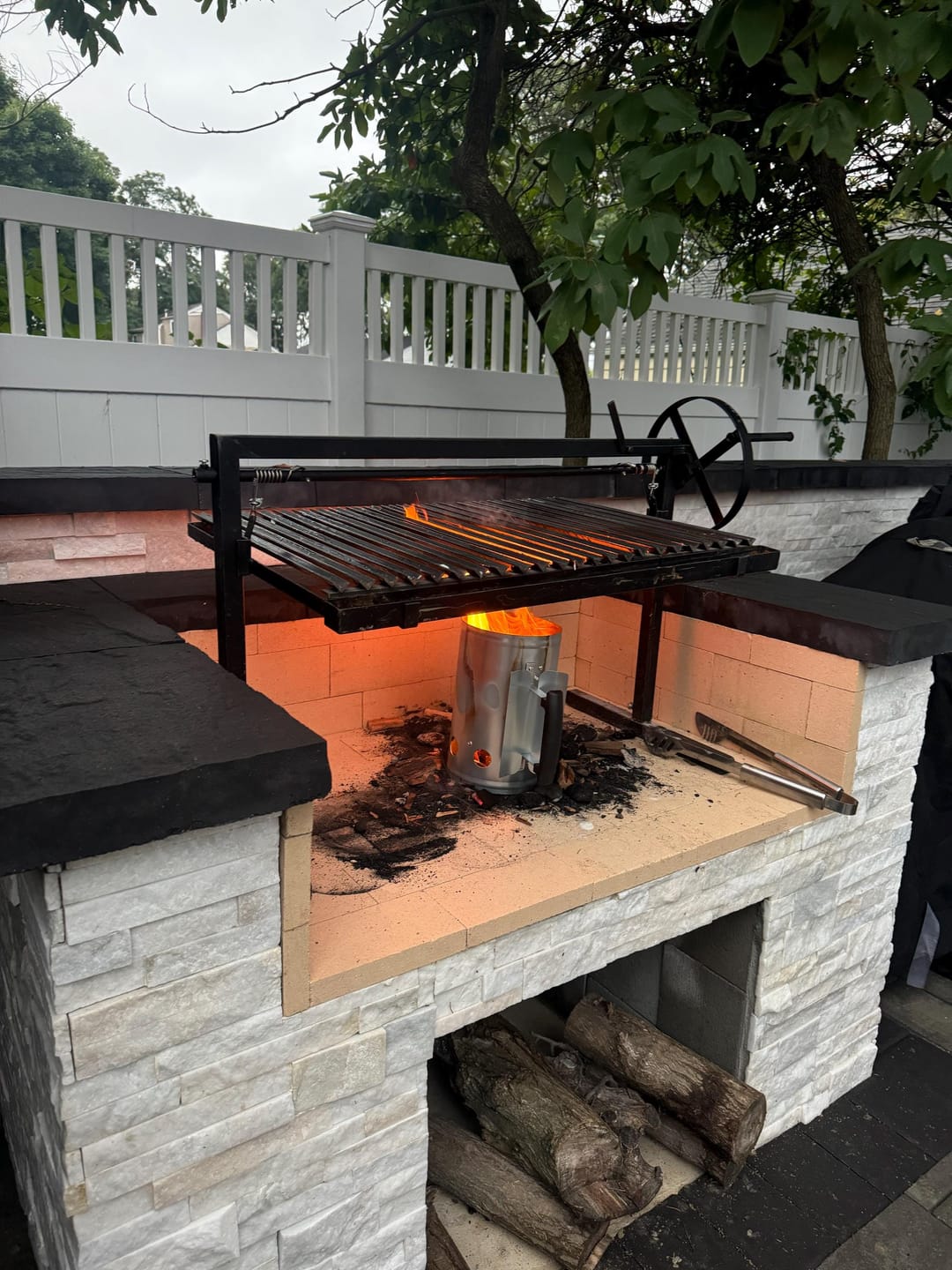 Customer photo review of Santa Maria V-Shaped Grill Grates